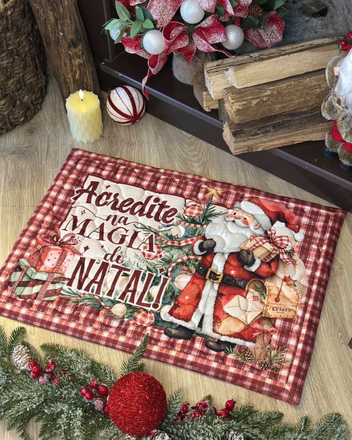 Tapete Acredite na magia do Natal